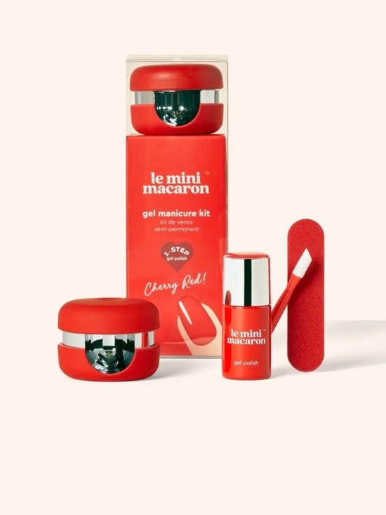 Le Mini Macaron Other - NWT Le Mini Macaron Cherry Red Gel Manicure Kit